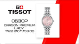 Tissot T Classic Carson Premium Pink Dial Silver Steel Strap Watch for Women - T122.210.11.159.00 Authentic Buy Shop Now