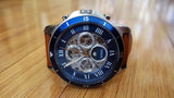Fossil Grant Sport Automatic Skeleton Blue Dial Brown Leather Strap Watch for Men - ME3140 Authentic Buy Shop Now