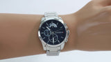 Tommy Hilfiger Decker Quartz Blue Dial Silver Steel Strap Watch for Men - 1791348 Authentic Buy Shop Now