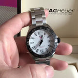 Tag Heuer Formula 1 White Dial Silver Steel Strap Watch for Men - WAZ1111.BA0875 Authentic Buy Shop Now