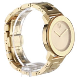Movado Bold Yellow Gold Dial Yellow Gold Steel Strap Watch For Women - 3600085 Authentic Buy Shop Now