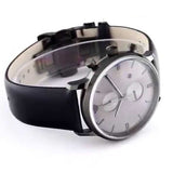 Emporio Armani Classic Grey Dial Grey Leather Strap Watch For Men - AR0388 Authentic Buy Shop Now