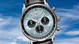 Breitling Navitimer B01 Chronograph 43 Blue Dial Black Leather Strap Watch for Men - AB0138241C1P1 Authentic Buy Shop Now