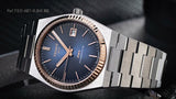 Tissot PRX Powermatic 80 Automatic 18K Gold Blue Dial Silver Steel Strap Watch for Men - T931.407.41.041.00 Authentic Buy Shop Now