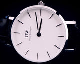 Daniel Wellington Classic Petite York White Dial Brown Leather Strap Watch For Women - DW00100244 Authentic Buy Shop Now