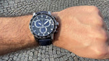 Tissot Supersport Chrono Black Dial Blue Nylon Strap Watch for Men - T125.617.17.051.03 Authentic Buy Shop Now
