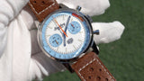 Breitling Top Time Deus Limited Edition White Dial Brown Leather Strap Watch for Men - A233112A1A1X1 Authentic Buy Shop Now