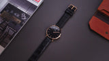 Daniel Wellington Classic Reading Black Dial Black Leather Strap Watch For Men - DW00100129 Authentic Buy Shop Now