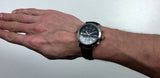 Maserati Epoca Chronograph Blue Dial Brown Leather Strap Watch For Men - R8871618001 Authentic Buy Shop Now