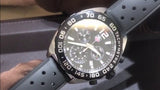 Tag Heuer Formula 1 Black Dial Black Leather Strap Watch for Men - CAZ1010.FT8024 Authentic Buy Shop Now