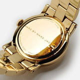 Marc Jacobs Amy Blue Dial Gold Steel Strap Watch for Women - MBM3301 Authentic Buy Shop Now