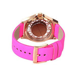 Marc Jacobs Henry Skeleton Pink Dial Pink Leather Strap Watch for Women - MBM1243 Authentic Buy Shop Now