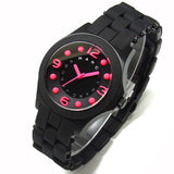 Marc Jacobs Pelly Black Dial Black Silicone Strap Watch for Women - MBM2530 Authentic Buy Shop Now