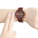 Marc Jacobs Rock Chronograph Red Dial Red Silicone Strap Watch for Women - MBM2596 Authentic Buy Shop Now