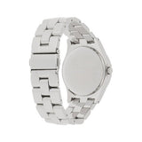 Marc Jacobs Henry Diamonds White Dial Silver Steel Strap Watch for Women - MBM3044 Authentic Buy Shop Now
