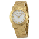 Marc Jacobs Amy White Dial Gold Steel Strap Watch for Women - MBM3056 Authentic Buy Shop Now