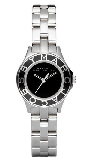 Marc Jacobs Blade Black Dial Silver Steel Strap Watch for Women - MBM3059 Authentic Buy Shop Now