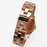 Marc Jacobs Henry Diamonds White Dial Rose Gold Steel Strap Watch for Women - MBM3079 Authentic Buy Shop Now
