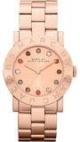 Marc Jacobs Blade Rose Gold Dial Rose Gold Steel Strap Watch for Women - MBM3142 Authentic Buy Shop Now
