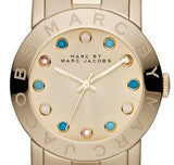 Marc Jacobs Amy Dexter Gold Dial Gold Steel Strap Watch for Women - MBM3215 Authentic Buy Shop Now