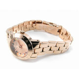 Marc Jacobs Amy Rose Gold Dial Rose Gold Steel Strap Watch for Women - MBM3219 Authentic Buy Shop Now