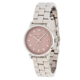 Marc Jacobs Baker Pink Dial Silver Steel Strap Watch for Women - MBM3283 Authentic Buy Shop Now