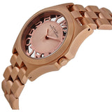 Marc Jacobs Henry Rose Gold Dial Rose Gold Steel Strap Watch for Women - MBM3293 Authentic Buy Shop Now