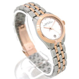 Marc Jacobs Peeker Silver Dial Two Tone Steel Strap Watch for Women - MBM3375 Authentic Buy Shop Now