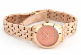 Marc Jacobs Peeker Pink Dial Rose Gold Stainless Steel Strap Watch for Women - MBM3377 Authentic Buy Shop Now