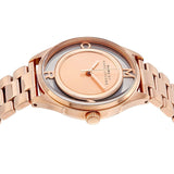Marc Jacobs Tether Transparent Rose Gold Dial Rose Gold Steel Strap Watch for Women - MBM3414 Authentic Buy Shop Now