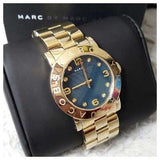 Marc Jacobs Amy Green Dial Gold Steel Strap Watch for Women - MBM8619 Authentic Buy Shop Now