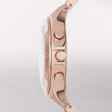 Marc Jacobs Blade Chronograph Mother of Pearl White Dial Rose Gold Steel Strap Watch for Women - MBM8637 Authentic Buy Shop Now