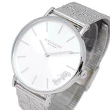 Coach Perry Silver Dial Silver Mesh Bracelet Watch for Women - 14503341 Authentic Buy Shop Now