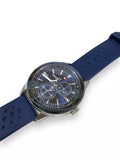 Tommy Hilfiger Austin Quartz Blue Dial Blue Rubber Strap Watch for Men - 1791635 Authentic Buy Shop Now