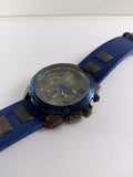 Guess Velocity Blue Dial Blue Rubber Strap Watch for Men - W0599G2 Authentic Buy Shop Now