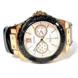 Guess Limelight Quartz White Dial Black Leather Strap Watch For Women - W0775L9 Authentic Buy Shop Now