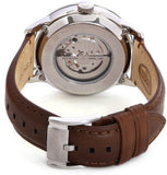 Fossil Townsman Automatic White Dial Brown Leather Strap Watch for Men - ME3064 Authentic Buy Shop Now