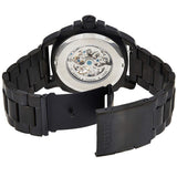 Fossil Modern Machine Automatic Skeleton Grey Dial Black Steel Strap Watch for Men - ME3134 Authentic Buy Shop Now