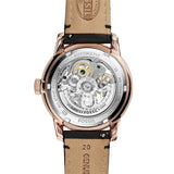 Fossil Townsman Automatic Skeleton Black Dial Black Leather Strap Watch for Men - ME3084 Authentic Buy Shop Now