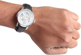 Fossil Townsman Automatic Skeleton White Dial Black Leather Strap Watch for Men - ME3085 Authentic Buy Shop Now