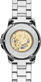 Fossil Grant Automatic Skeleton White Dial Two Tone Steel Strap Watch for Men - ME3112 Authentic Buy Shop Now