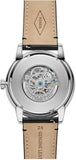 Fossil Townsman Skeleton Black Dial Black Leather Strap Watch for Men - ME3153 Authentic Buy Shop Now