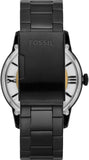 Fossil Townsman Automatic Skeleton Black Dial Black Steel Strap Watch for Men - ME3197 Authentic Buy Shop Now