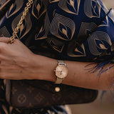 Daniel Wellington Petite Rose Gold Dial Rose Gold Mesh Strap Watch For Women - DW00100472 Authentic Buy Shop Now