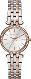Michael Kors Darci Silver Dial Two Tone Steel Strap Watch for Women - MK3298 Authentic Buy Shop Now