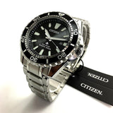 Citizen Promaster Diver Chronograph Black Dial Silver Steel Strap Watch For Men - BN0190-82E Authentic Buy Shop Now