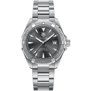 Tag Heuer Aquaracer Automatic Anthracite Grey Dial Silver Steel Strap Watch for Men - WAY2113.BA0928 Authentic Buy Shop Now