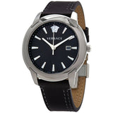 Versace V Urban Black Dial Black Leather Strap Watch for Men - VELQ00119 Authentic Buy Shop Now
