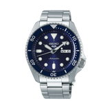 Seiko 5 Sports Automatic Analog Blue Dial Silver Steel Strap Watch For Men - SRPD51K1 Authentic Buy Shop Now
