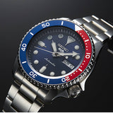 Seiko 5 Sports Automatic Blue Dial Silver Steel Strap Watch For Men - SRPD53K1 Authentic Buy Shop Now